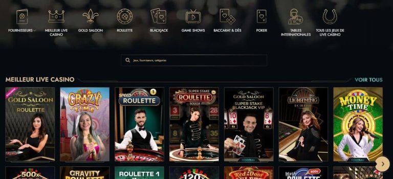 Dolly Casino jeux live